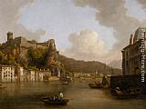 View of the Chateau de Pierre Encise on the Rhone Lyon by William Marlow
